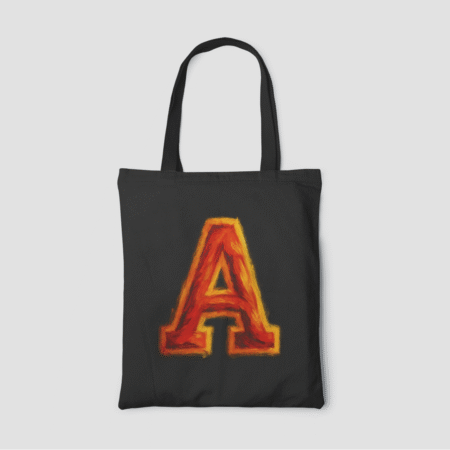 "A" tygpåse