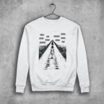 Du kan gå din egen väg Sweatshirt vit