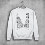 Nordhemsgatan Sweatshirt vit