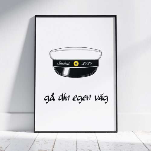 Student Gå din egen väg Poster